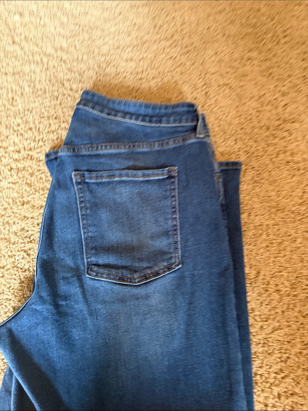 Old Navy Blue Flare Wide Leg Jeans - Picture 3 of 3